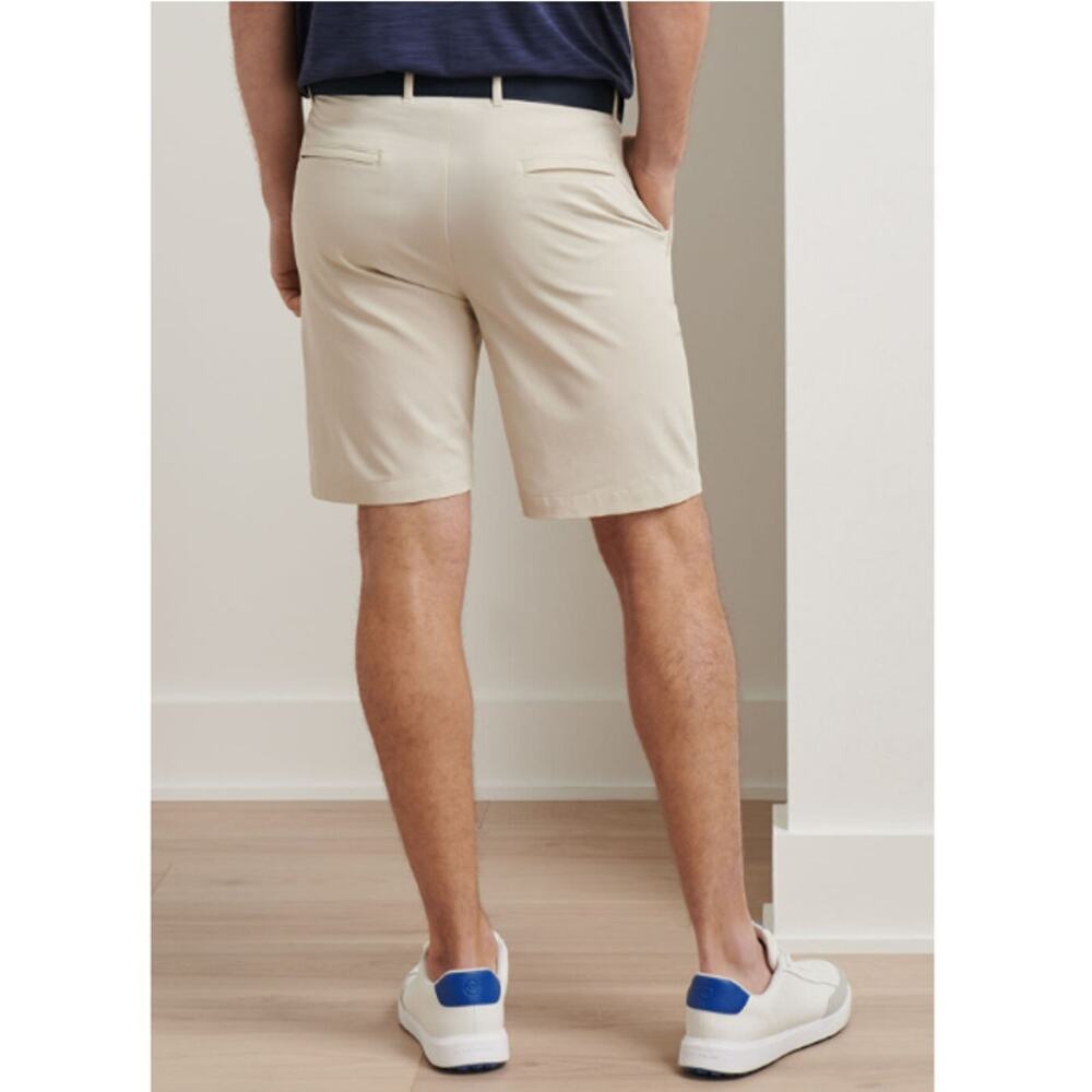 Peter Millar Men's Sand Shackleford Performance Hybrid Classic Shorts Size 36 - Picture 2 of 7